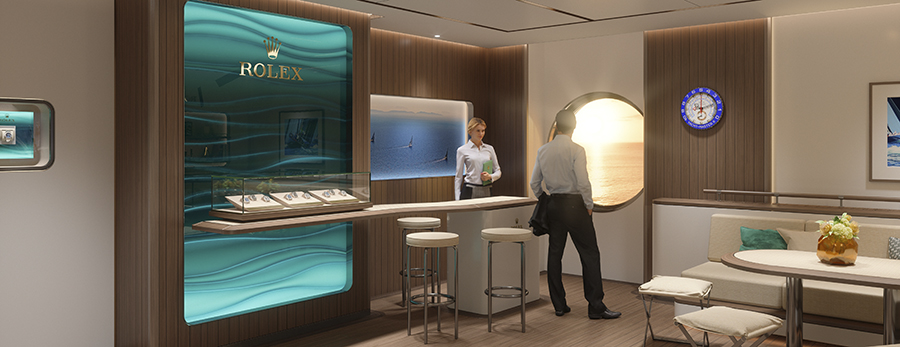 Explora Journeys abrirá en explora i la primera boutique de Rolex disponible en el mar